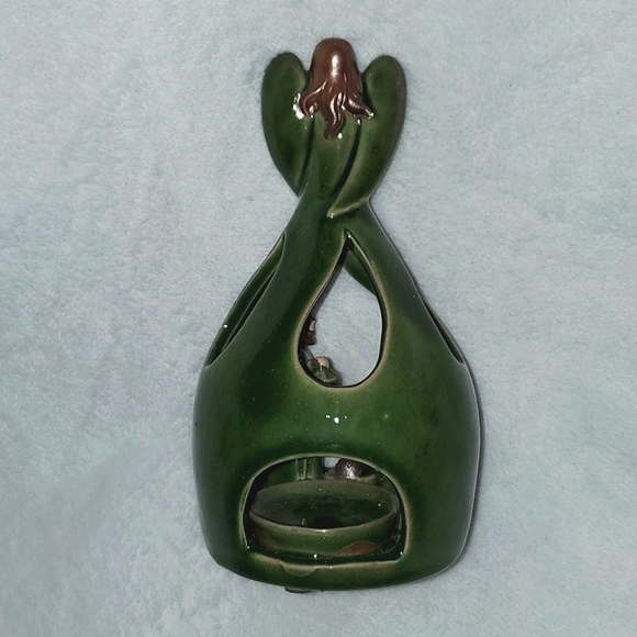 Angel Nativity Tea Light Candle Holder Baby Jesus Holy Family - Picture 2 of 10